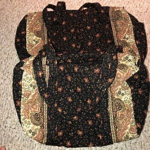 Vera Bradley Duffle Set - Black Walnut